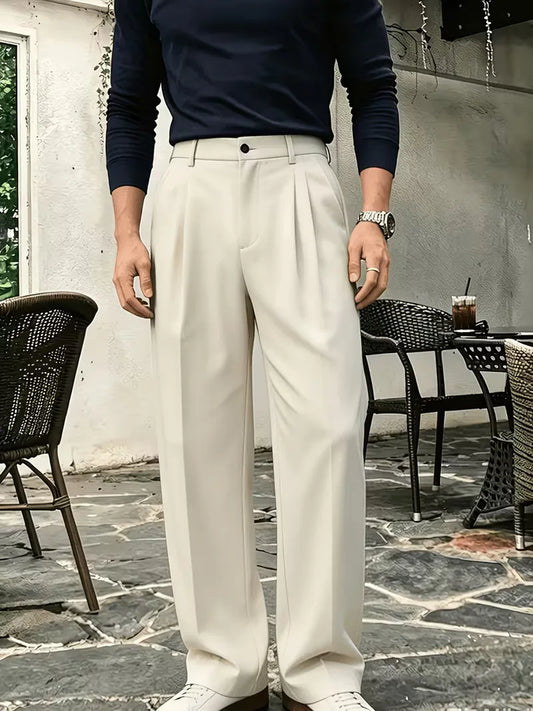 Pantalons met wijde fit