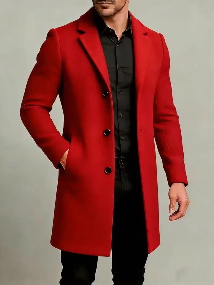Trenchcoat met lapel collar