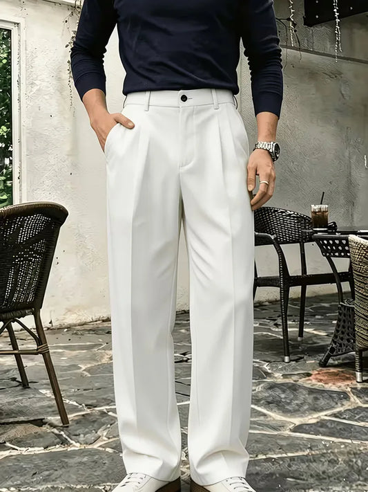 Pantalons met wijde fit