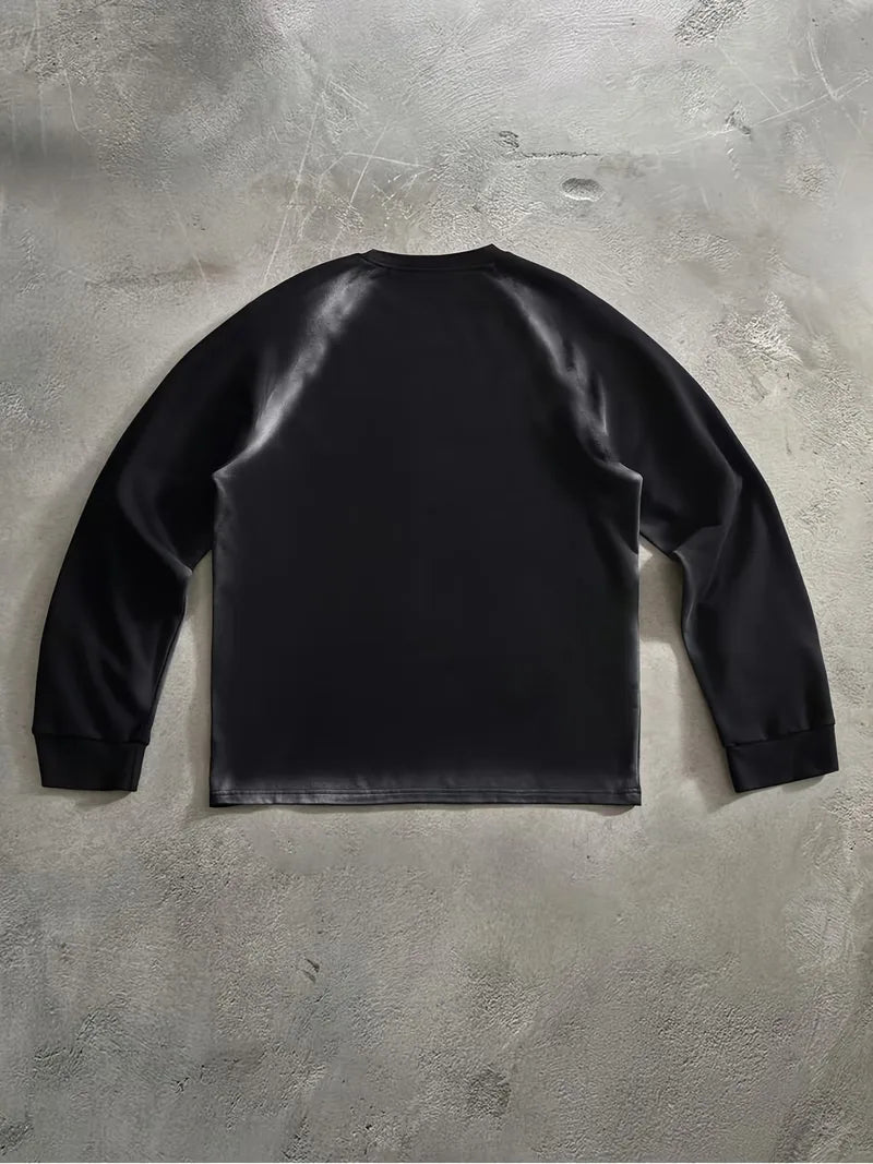 Longsleeve T-shirt met contrast