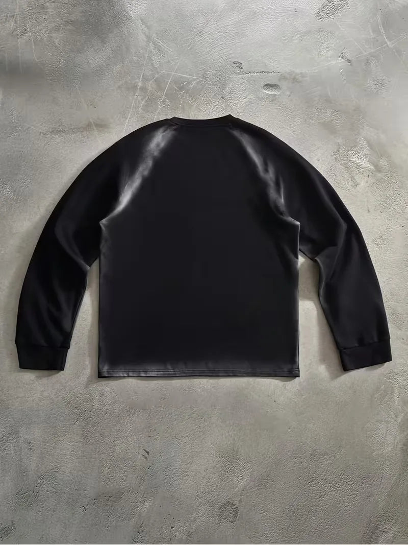 Longsleeve T-shirt met contrast