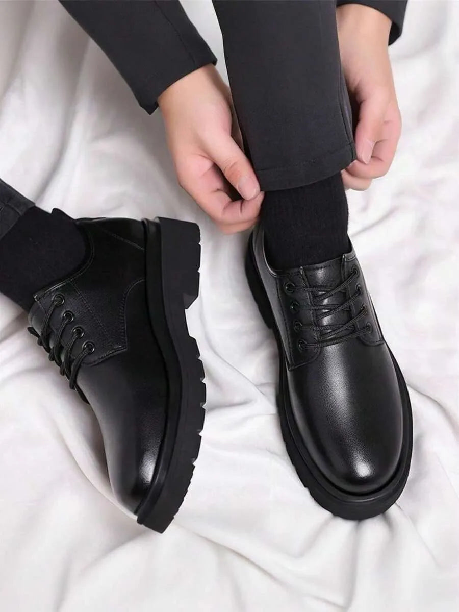 Derby schoenen met open lacing