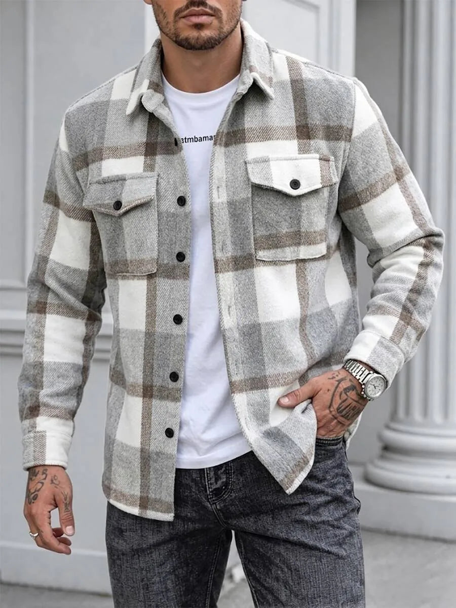 Overshirt met borstzak