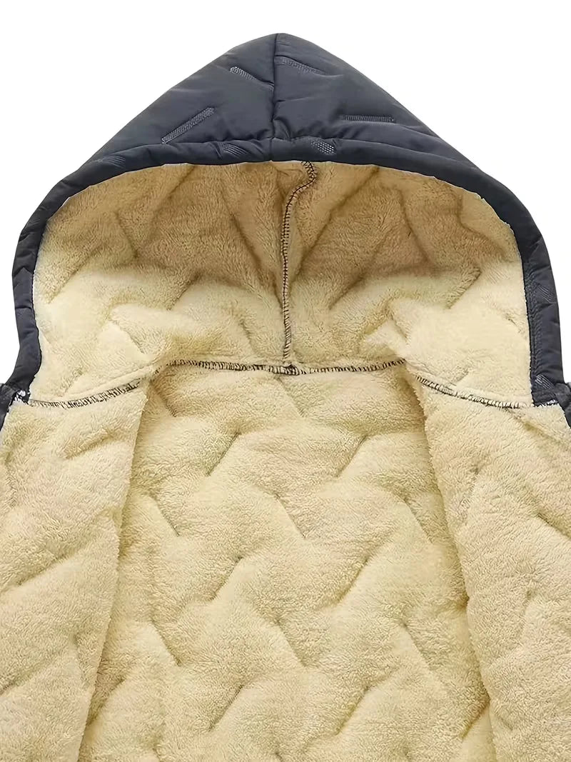 Puffer jacket met capuchon