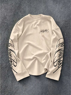 Longsleeve met geprinte tekst