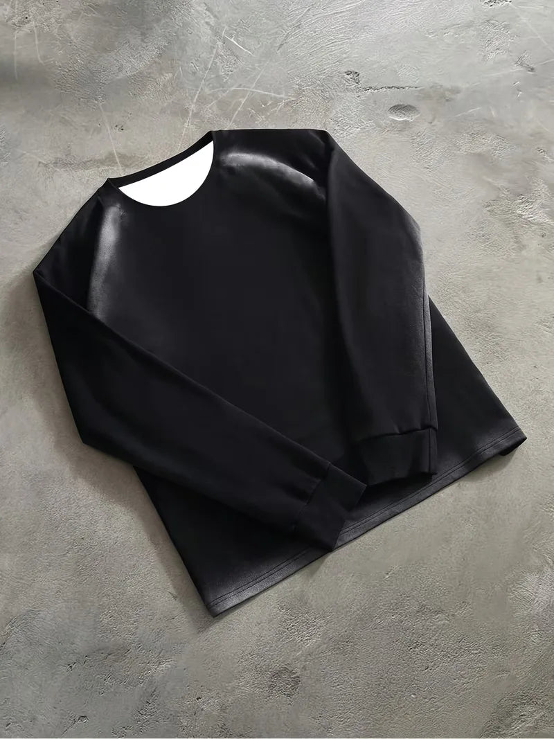 Longsleeve T-shirt met contrast