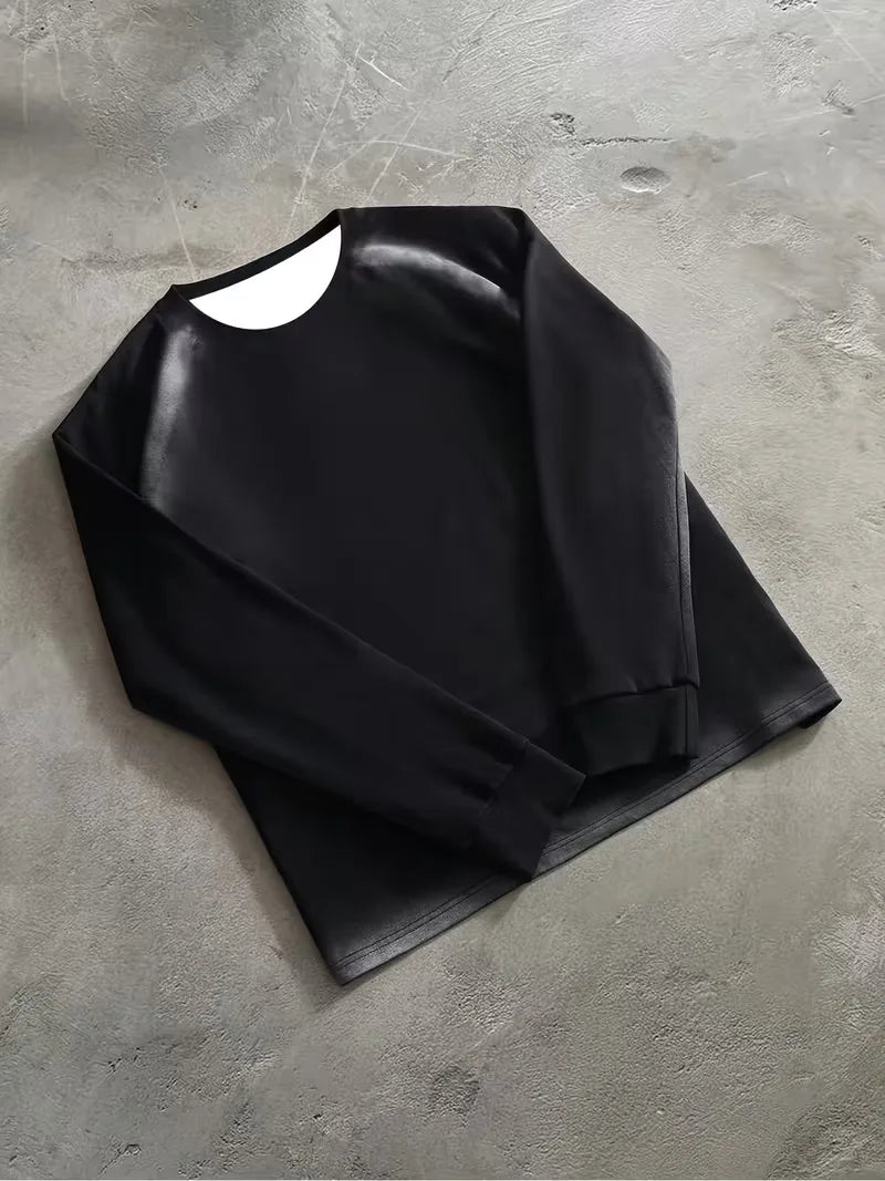 Longsleeve T-shirt met contrast