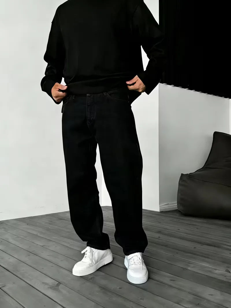 Loose fit jeans met vijf-pocket design