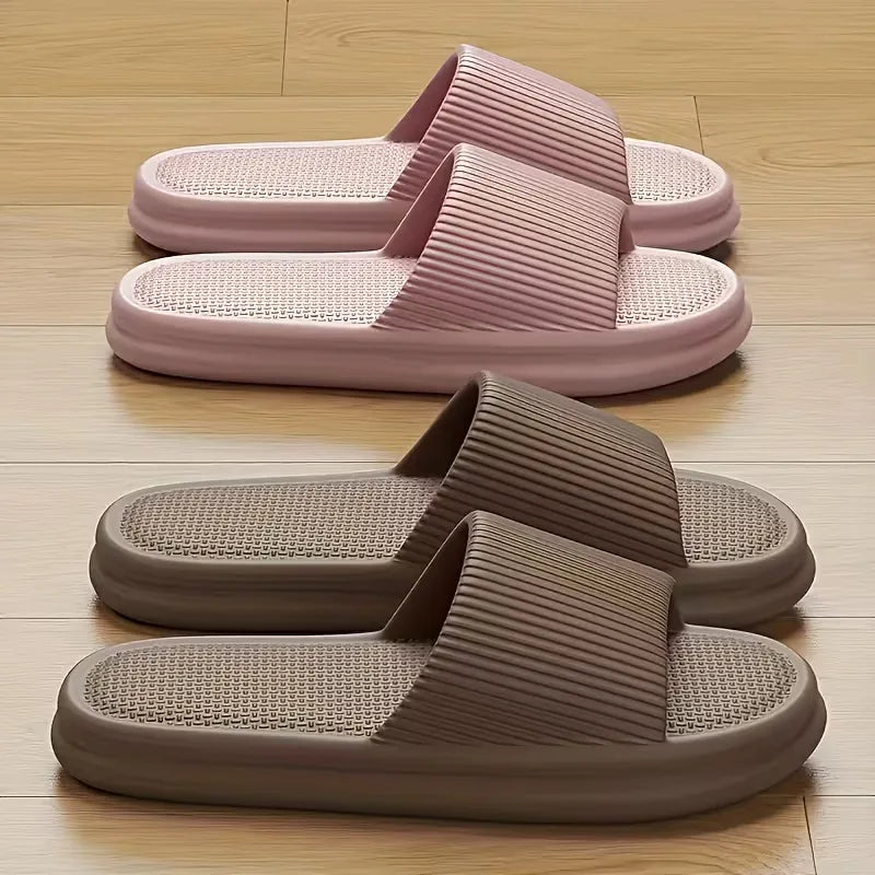Badslippers met dikke zool