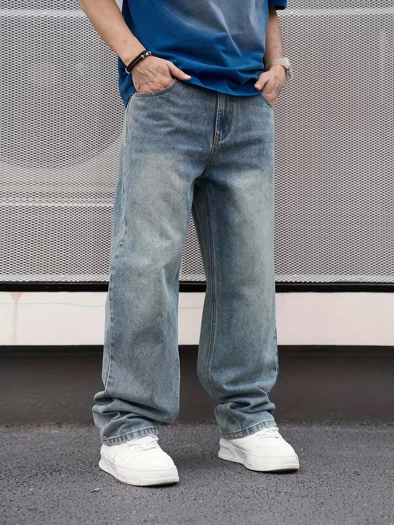 Loose fit jeans met vijf-pocket design