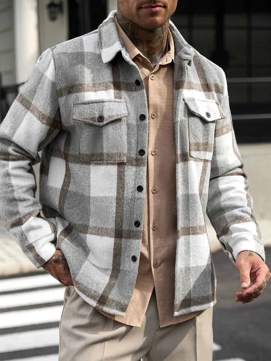 Overshirt met borstzak