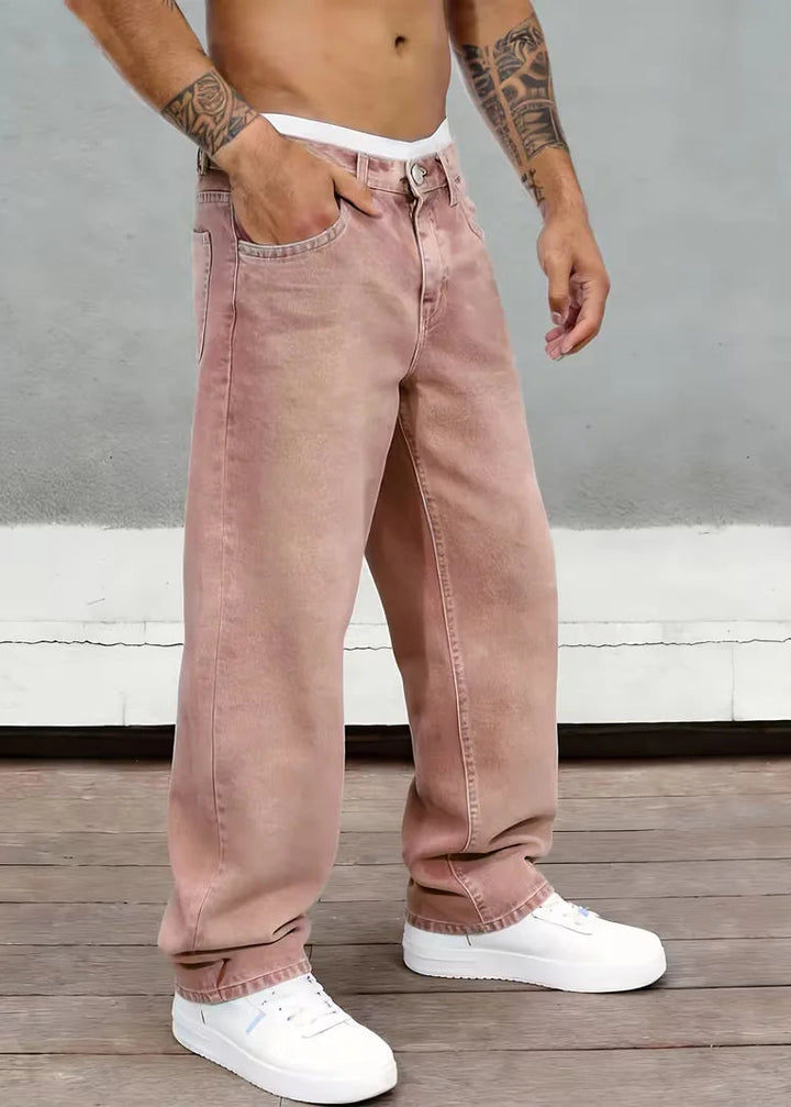 Straight jeans met vijf-pocket design