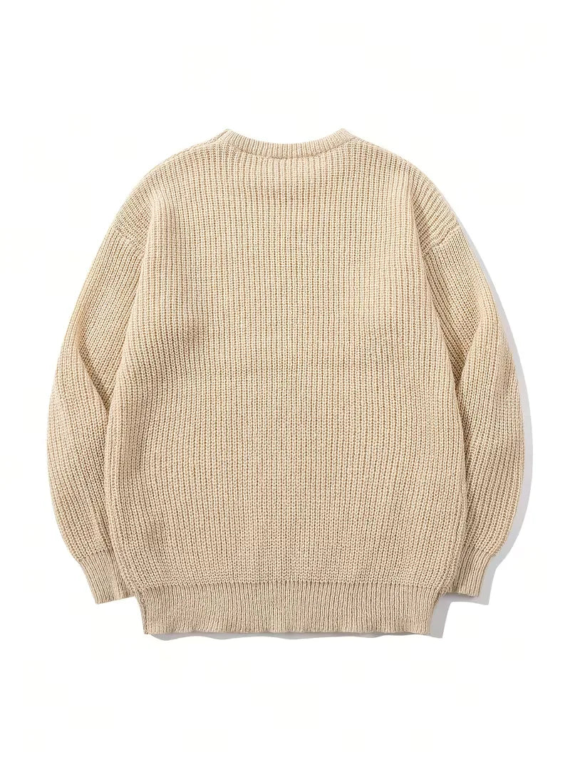 Oversized gebreide trui