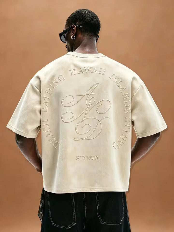 Oversized T-shirt met borduring