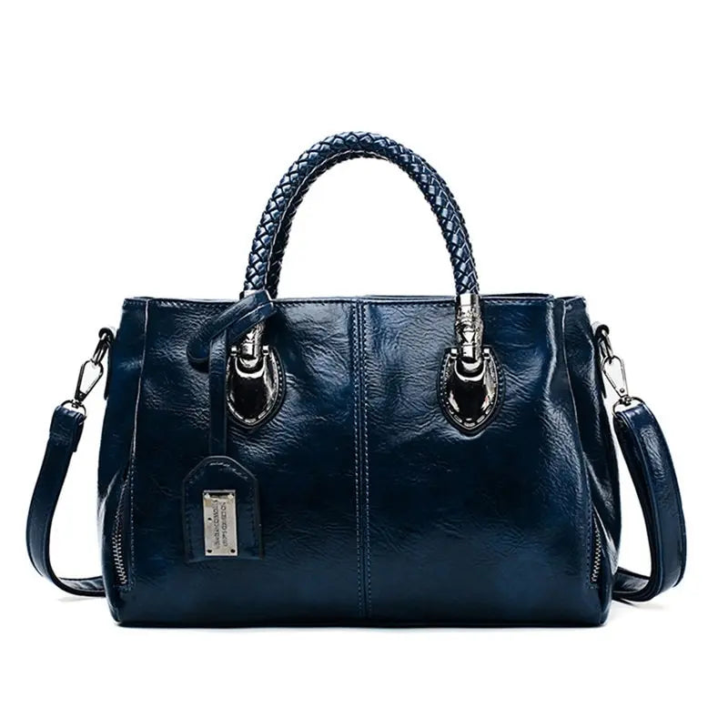Grote leren tas - een perfecte combinatie van ruimte, luxe en elegantie. Gemaakt van hoogwaardig leer, met een ruim en georganiseerd interieur, is deze tas ideaal voor werk en vrije tijd. Voeg een vleugje praktische luxe toe aan elke outfit!