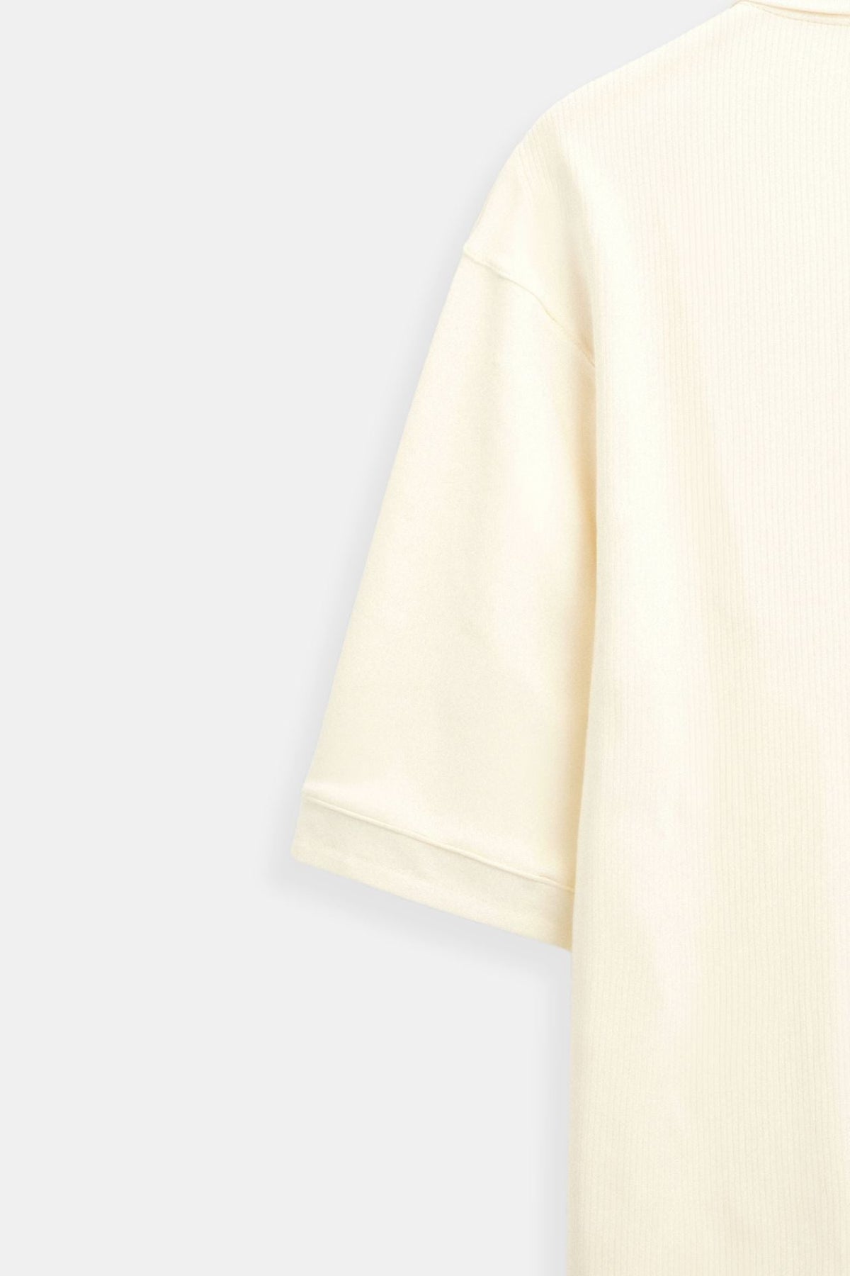 Stijlvolle Heren Polo T-shirt van Wol met Structuur