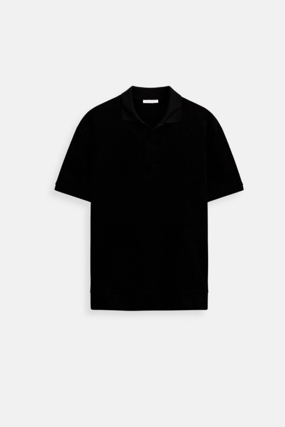 Stijlvolle Heren Polo T-shirt van Wol met Structuur