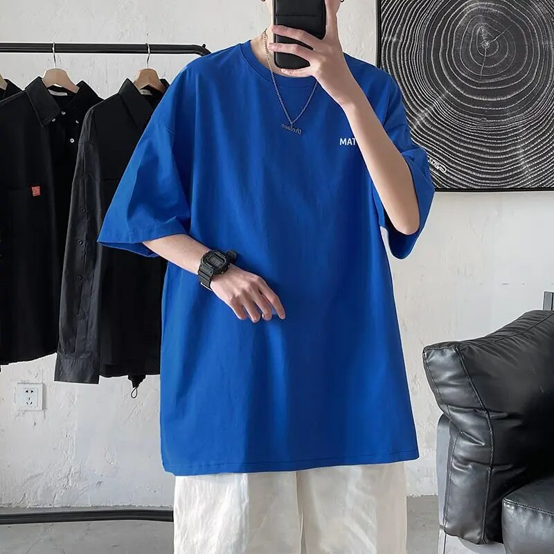 Emil | Zomerse casual T-shirt in de kleur Blauw voor heren in stijl ideaal voor de lente.
