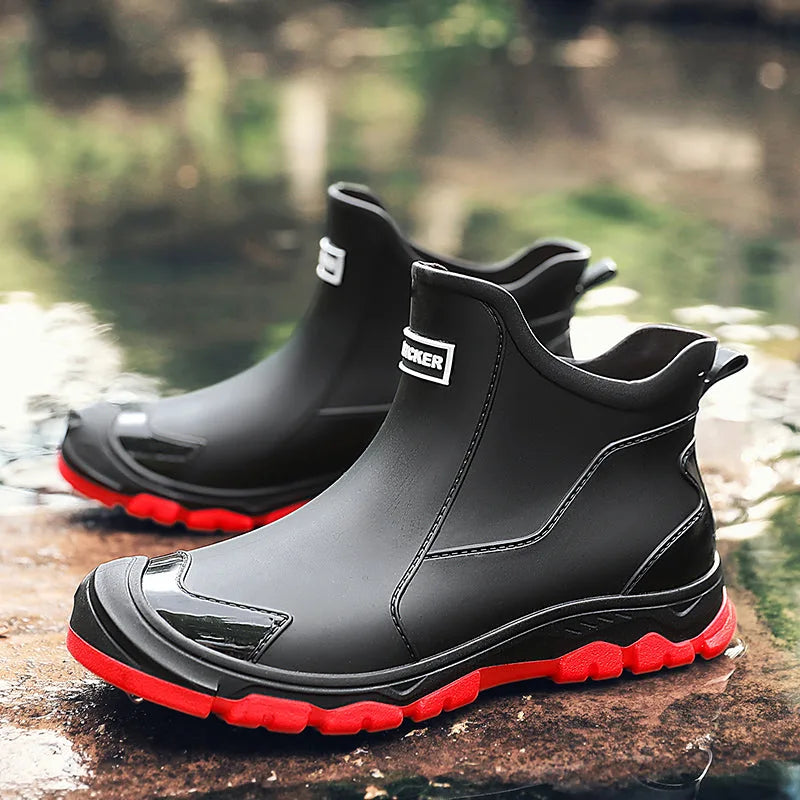 Enkellaarzen met slip-on design