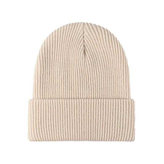 Evelien | Veelzijdige & warme gebreide beanie in de kleur Beige voor dames in Lounge stijl ideaal voor de winter