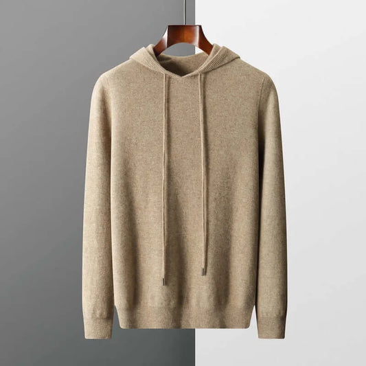 Hoodie met capuchon en ribbels