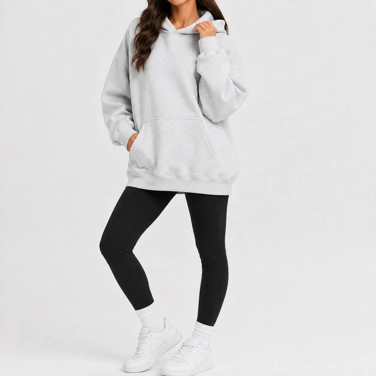 Oversized hoodie met capuchon