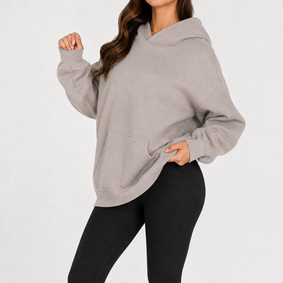 Oversized hoodie met capuchon