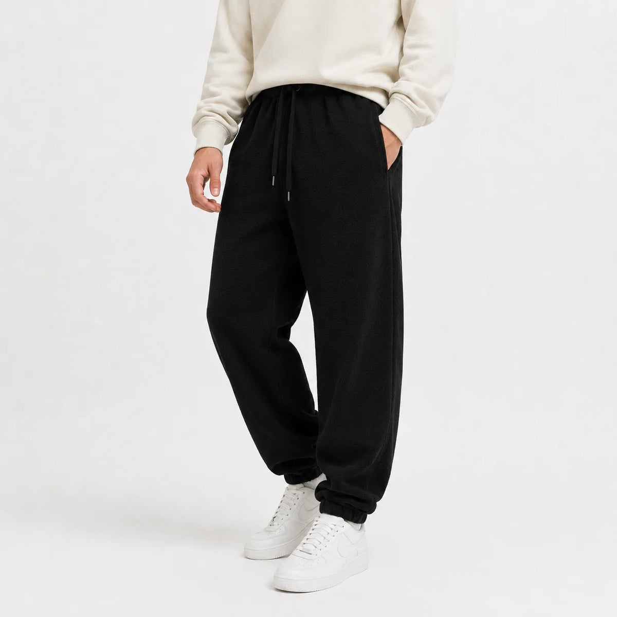 Joggers met fleece-lining