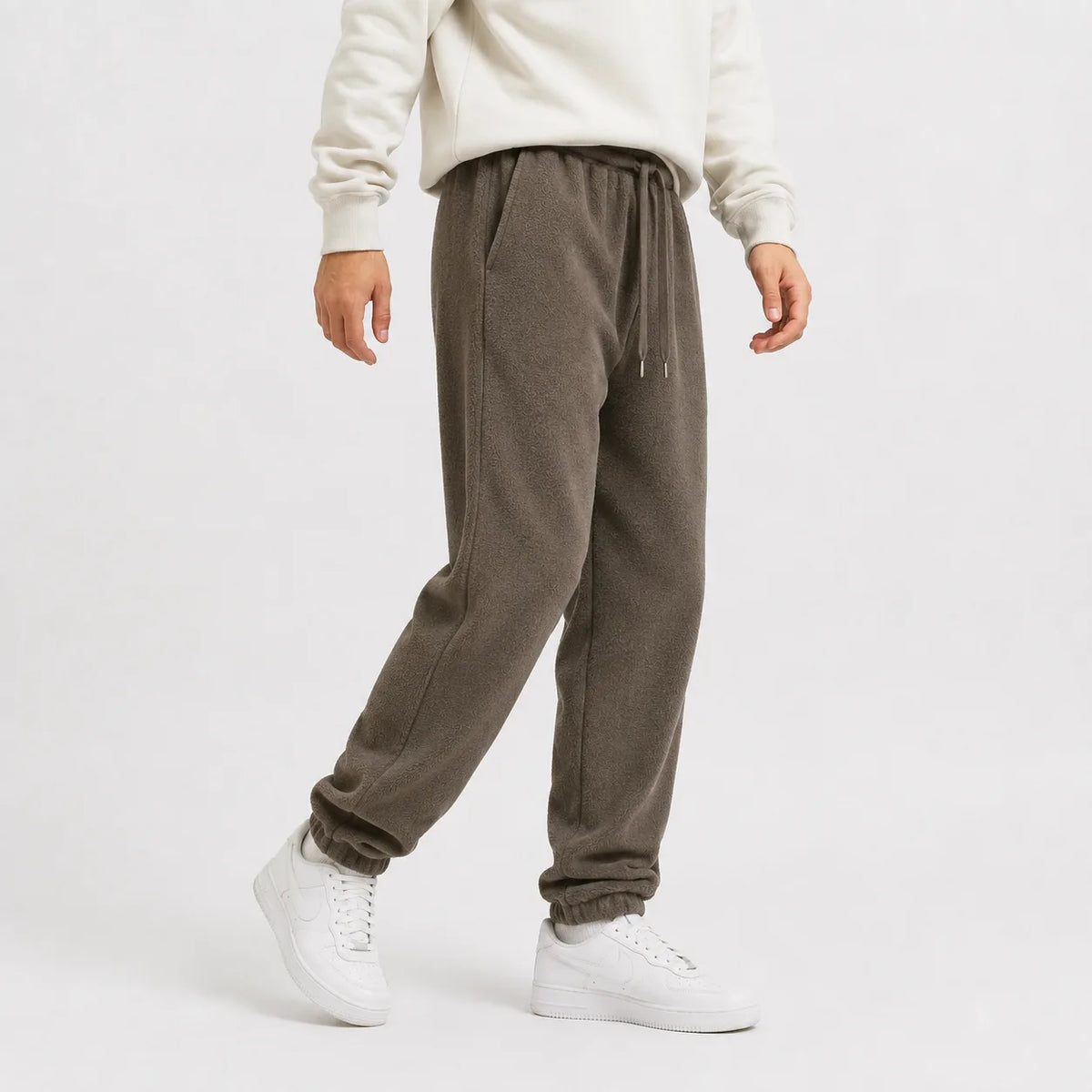 Joggers met fleece-lining