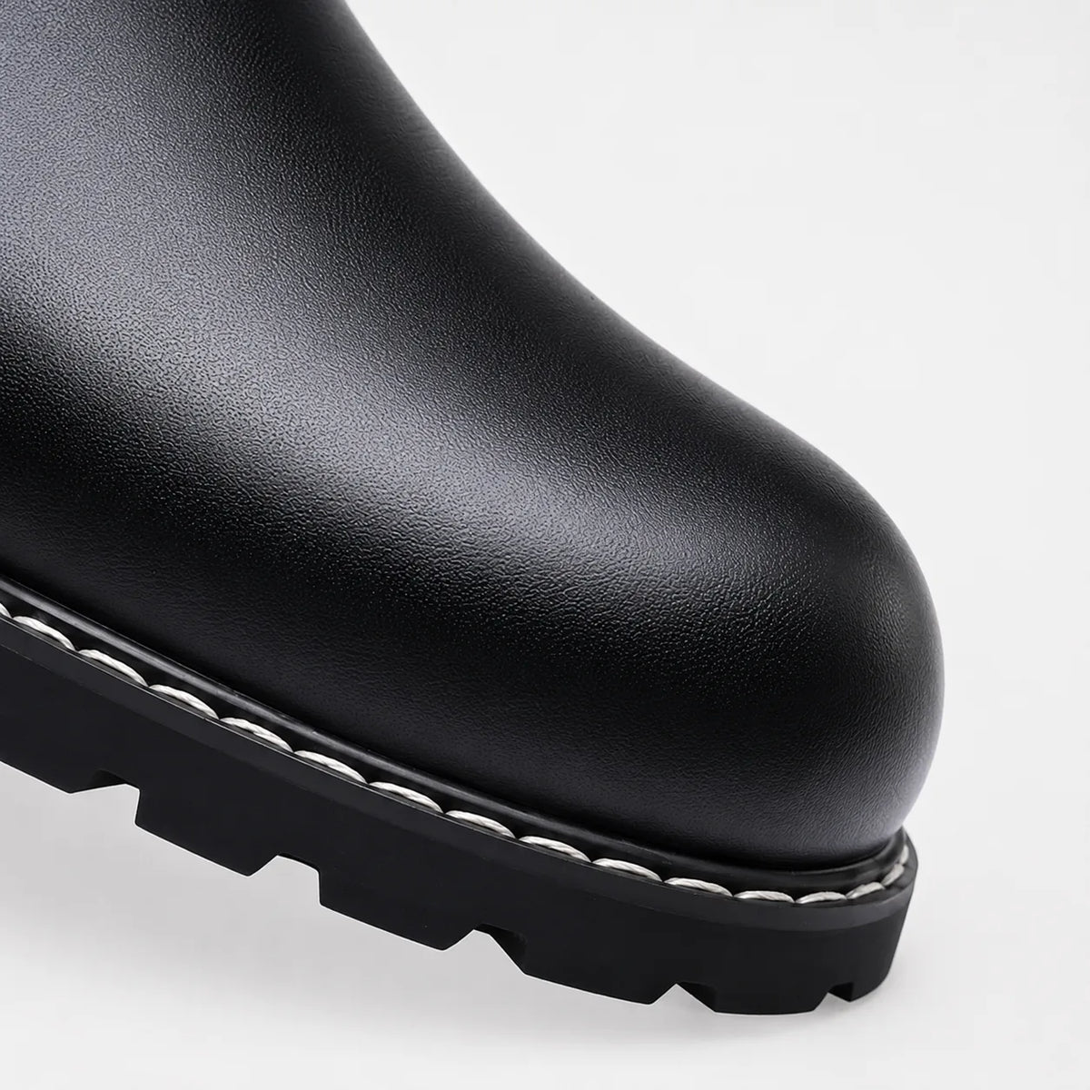Veterschoenen boots met elastische zijpanelen