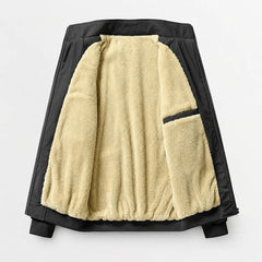 Puffer jacket met fleece lining