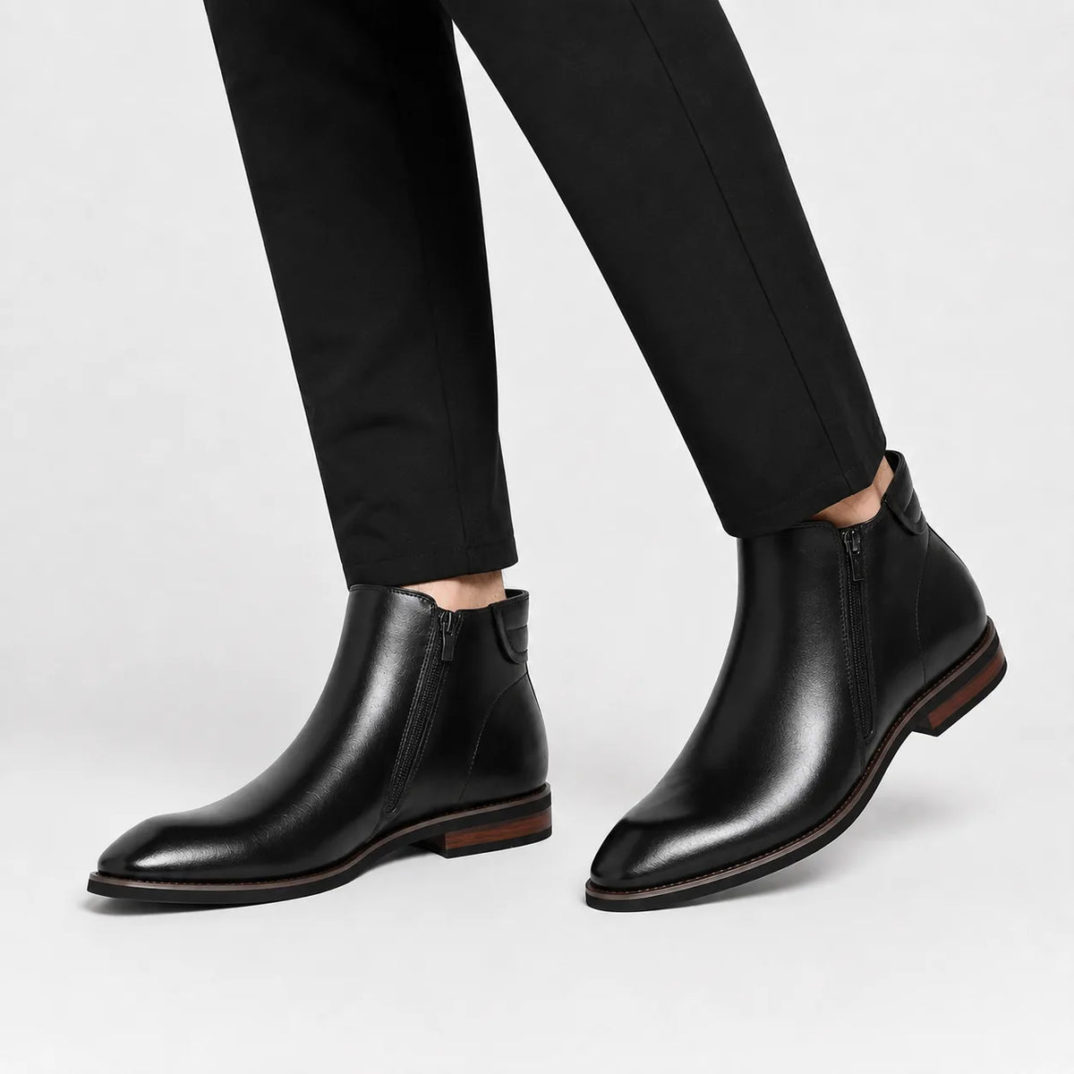 Chelsea boots met side zipper