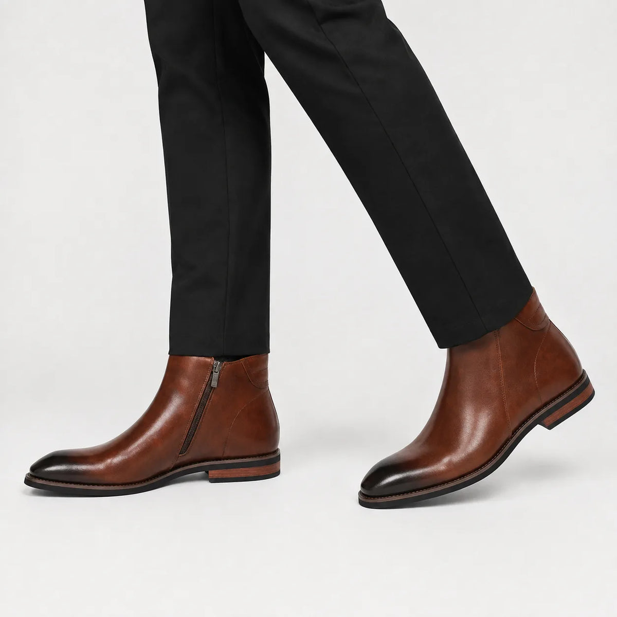 Chelsea boots met side zipper