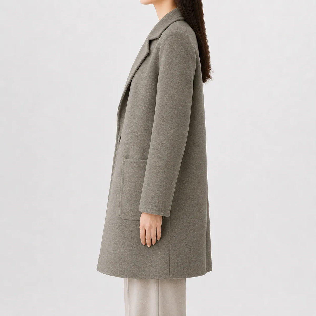 Trenchcoat met notched lapel
