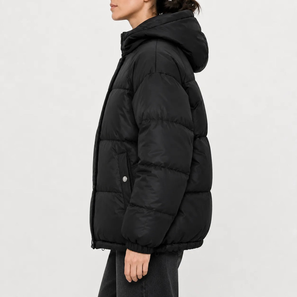 Hooded puffer jacket