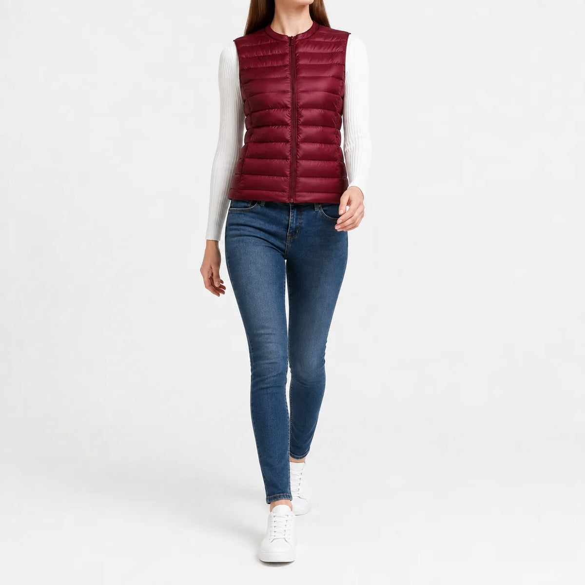 Lichtgewicht quilted gilet
