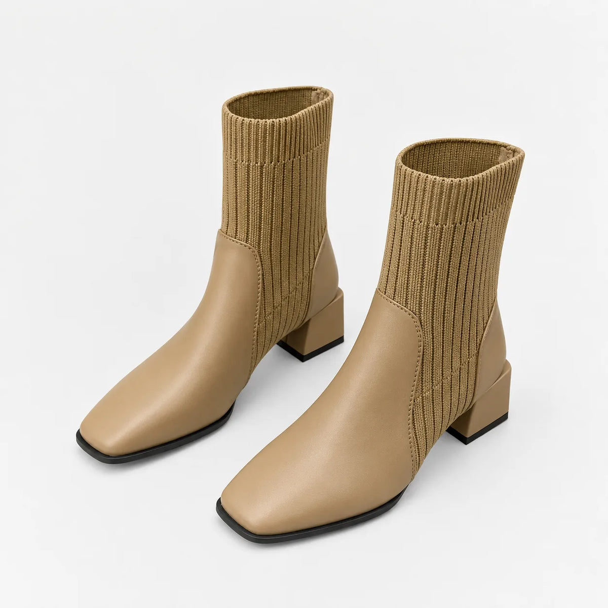 Chelsea boots met blokhak