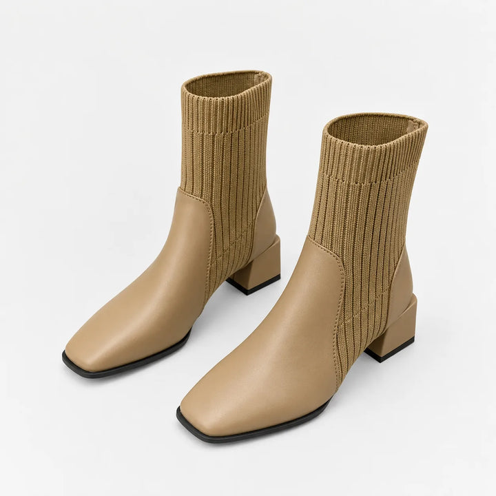 Chelsea boots met blokhak