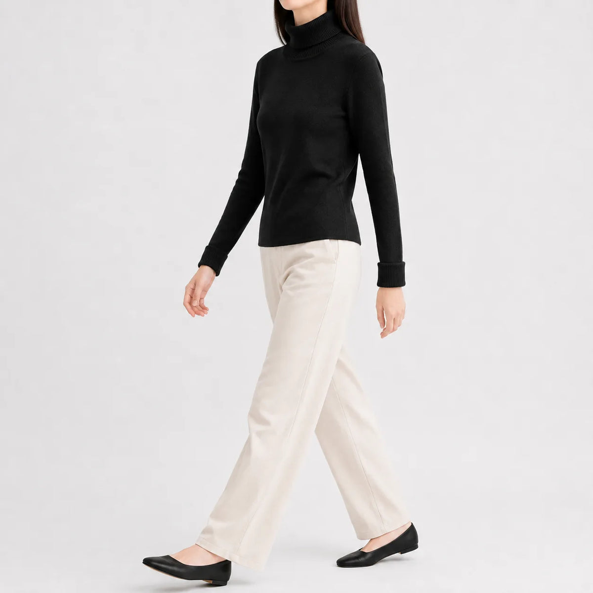 Sweater met turtle neckline