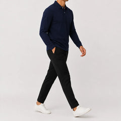 Polo met lange mouwen