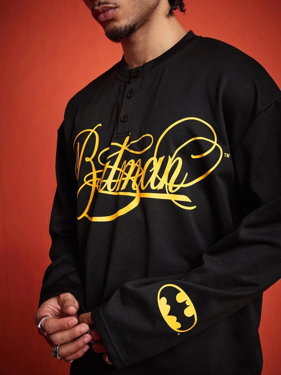 Longsleeve met Batman print