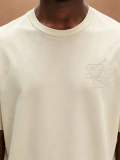 Oversized T-shirt met borduring