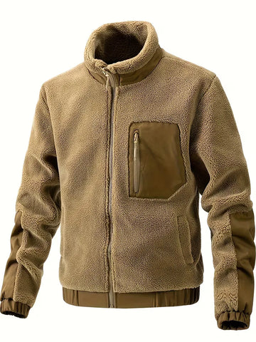 Bomberjack met fleece materiaal