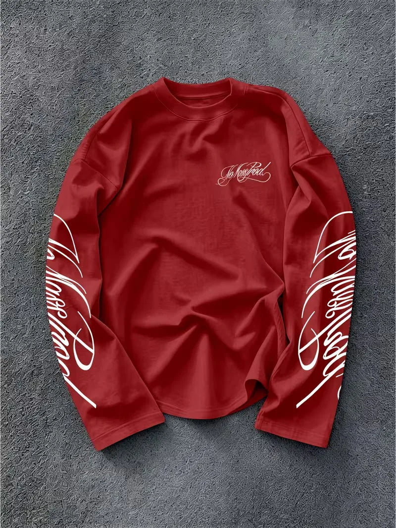 Longsleeve met geprinte tekst