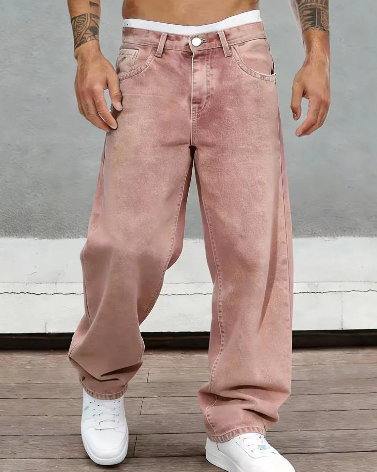 Straight jeans met vijf-pocket design