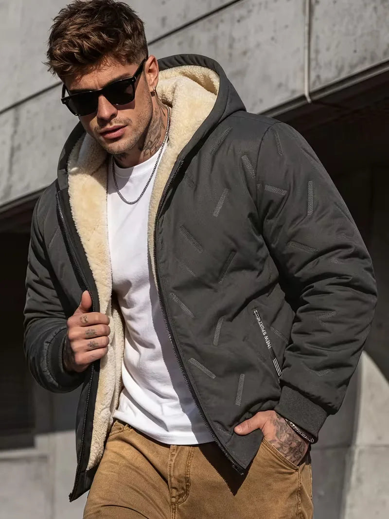 Puffer jacket met capuchon