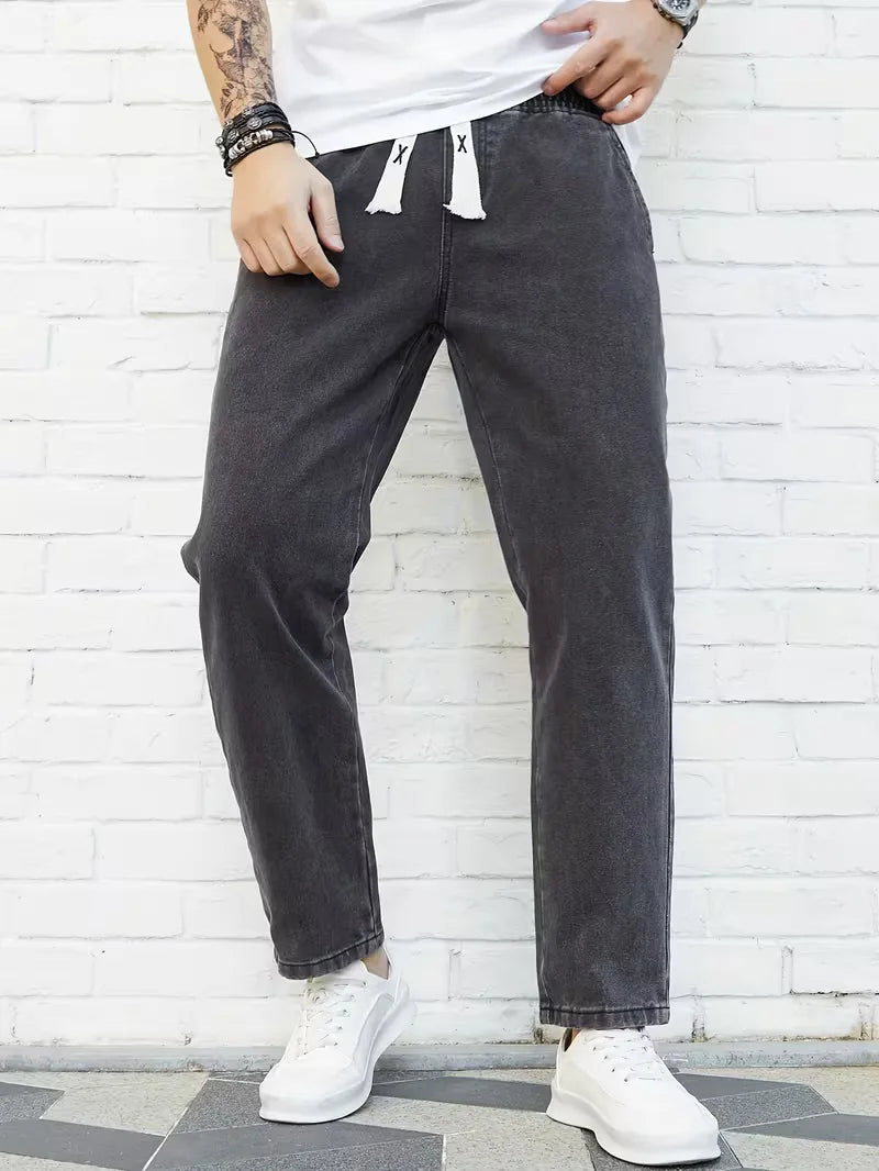 Joggers met elastische tailleband