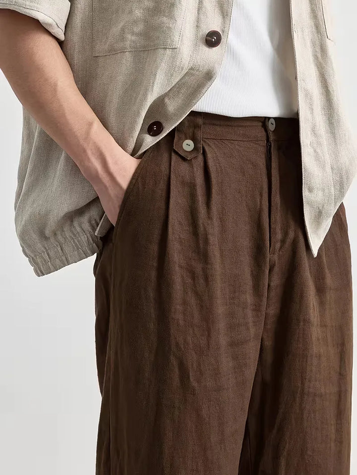 Pantalons met brede pijpen
