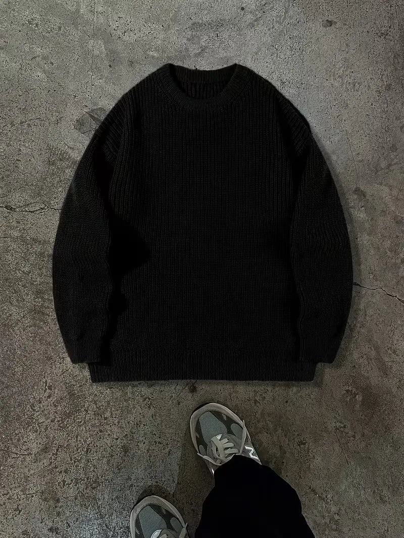 Oversized gebreide trui