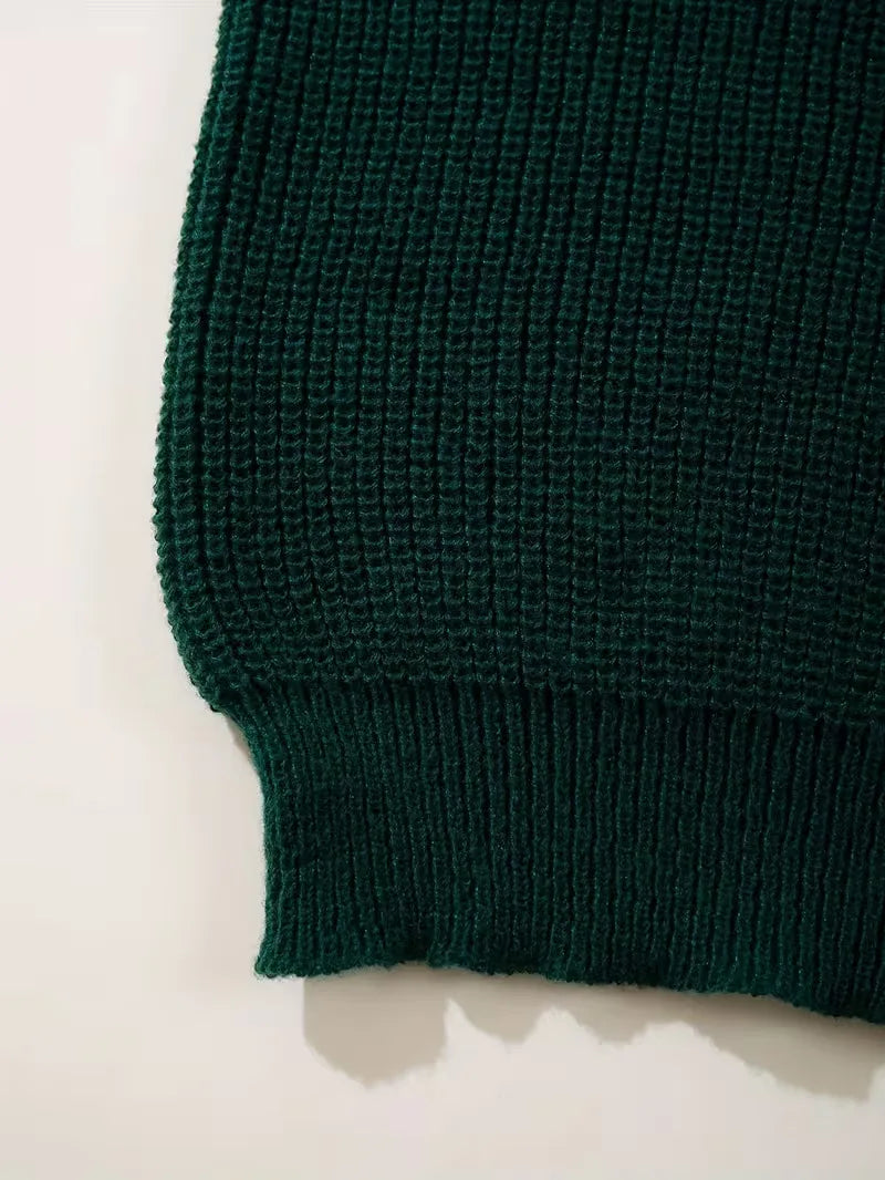 Oversized gebreide trui